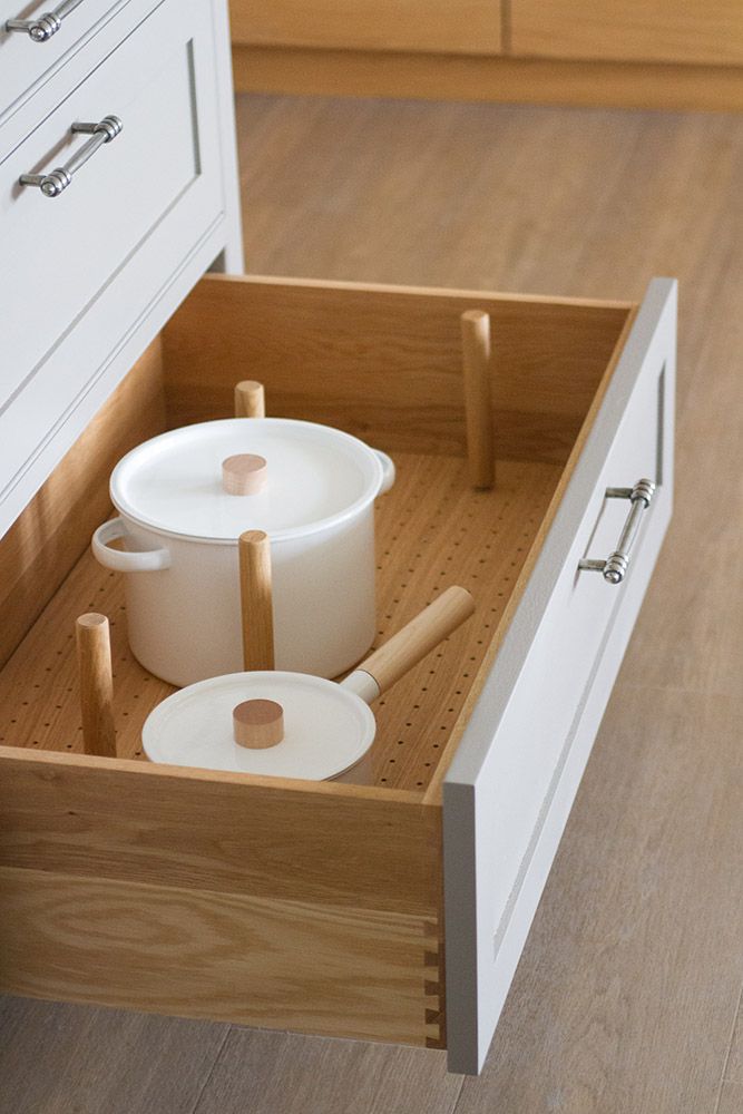 oak drawer box
